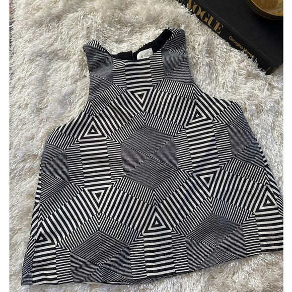HD in Paris Anthropologie Geometric Tank Top Size XS - Picture 1 of 7